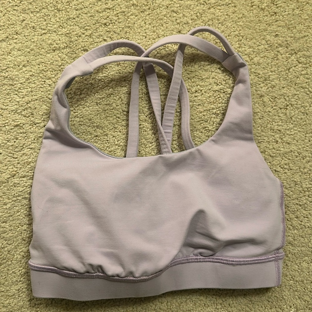 Lululemon Energy Bra Size 2 Color Lilac